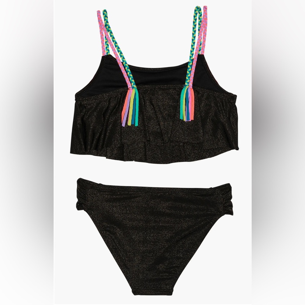 NWOT Beach Lingo Moon Dust Flutter Bra Two-Piece Set Girl's Size 16 $49